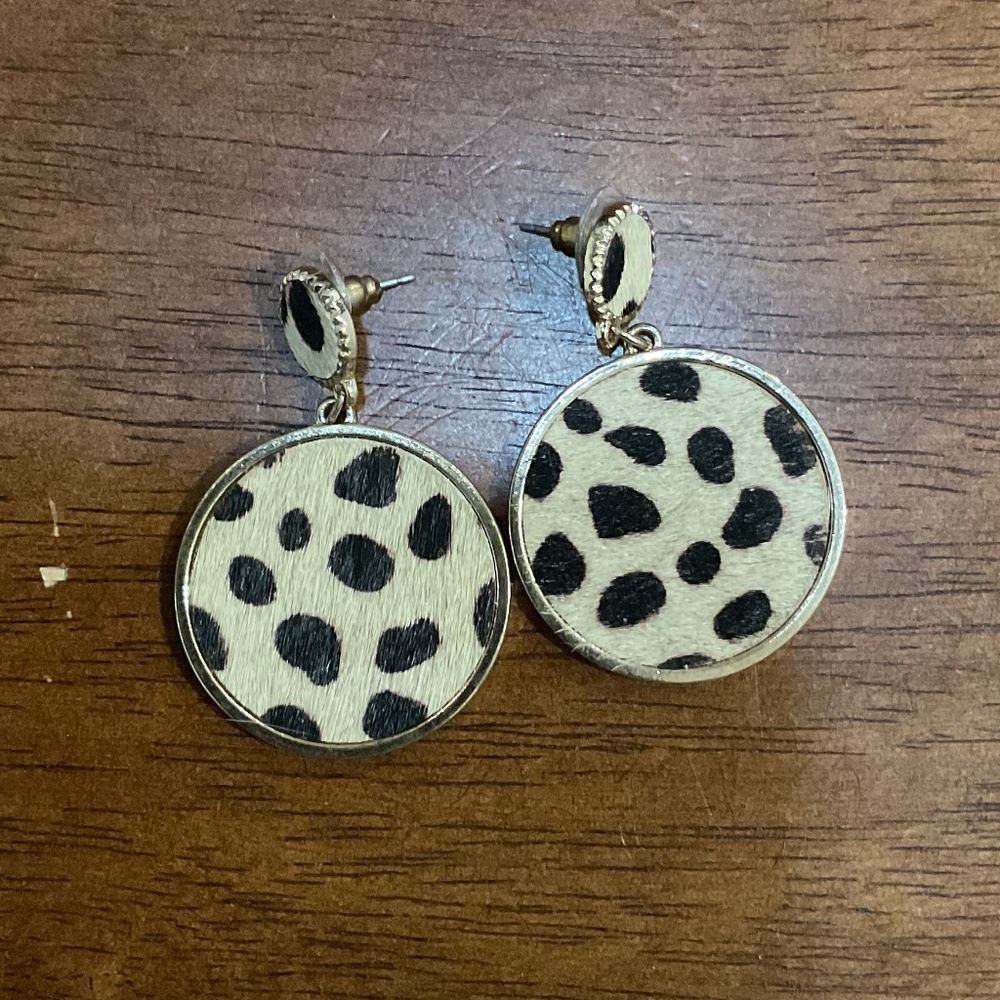 Leopard earrings